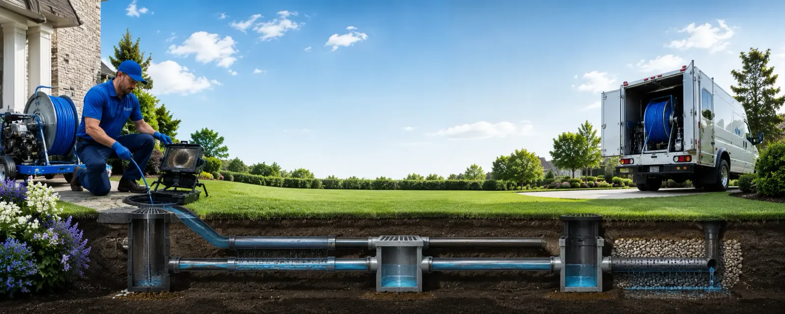 Outdoor drain cleaning information for Nellysford, VA
